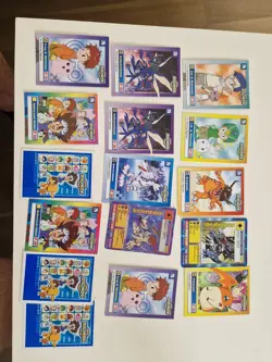 Digimon Cards Vintage Lot + Topps Fotball Cards Lot + yugioh Cards Lot Lp-Hp - Image 3