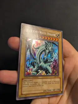 Yugioh Blue-Eyes White Dragon BPT-003 Secret Rare LP! - Image 3
