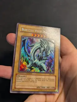 Yugioh Blue-Eyes White Dragon BPT-003 Secret Rare LP! - Image 4