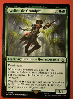 MAGIC,MTG:AVELINE DE GRANDPRE' , ACR, NM, RARE, 0040, REGULAR FINISH - Image 1