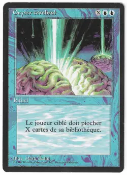 ►Magic-Style◄ MTG - Braingeyser - French Revised FBB - Good - Image 1