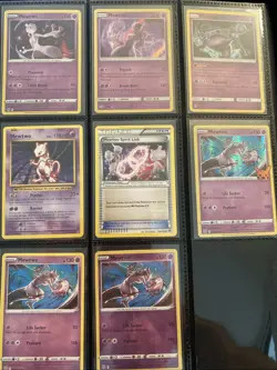 Pokemon TCG Mewtwo Card Lot 17 Cards - Image 1