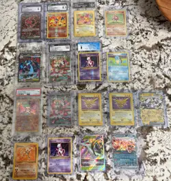 Vintage Pokemon Card Lot PSA/CGC Slabs Mewtwo Charizard Zapdos + Holos - Image 1