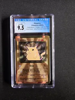Pokemon Pikachu Celebrations Gold Metal UPC Promo Card MINT+ CGC 9.5 - Image 1