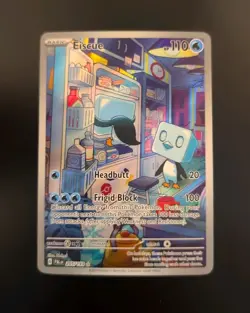 Pokemon TCG Eiscue Scarlet & Violet Paldea Evolved Holo Card 205/193 IR NM - Image 1