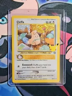 Cleffa 20/111 - Celebrations 25th Anniversary - HOLO RARE - Pokemon CARD NM - Image 3