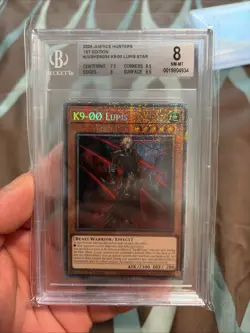 Yu-Gi-Oh! TCG K9-00 Lupis Starlight Rare Justice Hunters Card JUSH-EN034 - Image 1