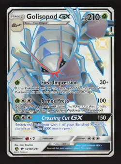 Golisopod GX SV48/SV94 Hidden Fates Holo Full Art Pokemon Card - Image 1