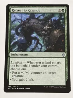 MTG Battle For Zendikar Retreat to Kazandu 186/274 NM - Image 1