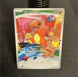 Pokemon Charmander Meiji Promo Holo Card 80 HP Ember 30 #038 - Image 1