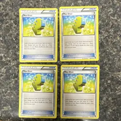 X4 Pokemon Max Elixir Trainer Item 162/122 2016 Nintendo Card - Image 1