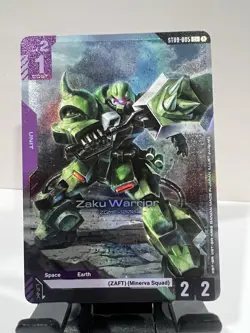 Zaku Warrior ST09-005 | C+ | Near Mint | Gundam Card Game - Image 1