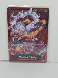 Monkey D Luffy ST21-001 Learn Together Promo Deck Leader One Piece Card English - Image 1