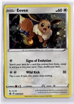 Eevee - Promo SWSH: Sword & Shield Promo Cards SWSH042 NM - Image 1