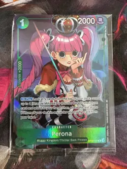 Perona (Illustration Box Vol.4) OP09-034 One Piece Promotion Cards Foil SEALED - Image 1
