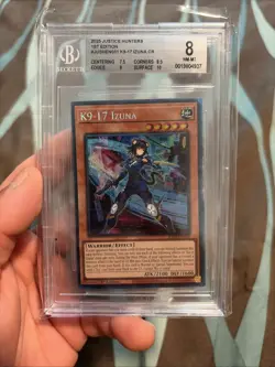 Yu-Gi-Oh! TCG K9-17 Izuna Collector’s Rare Card Justice Hunters JUSH-EN031 - Image 1