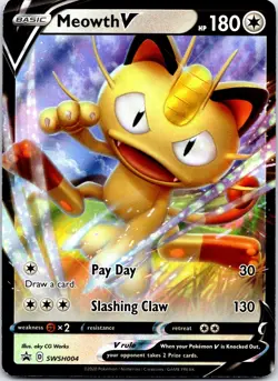 Meowth V - Promo SWSH: Sword & Shield Promo Cards SWSH004 NM - Image 1