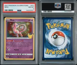 Pokemon TCG Mew Holo Rare Card 11/25 Celebrations 25th Anniversary Edition NM - Image 3