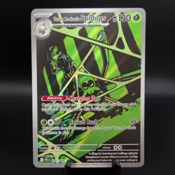 Pokemon TCG Team Rockets Spidops Illustration Rare Card 187/182 Destined Rivals - Image 1