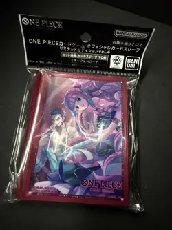 Official One Piece Card Game Mihawk & Perona Card Sleeves Vol.4Sealed Bandai Jap - Image 1
