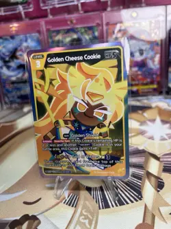 CookieRun TCG Braverse Golden Cheese Cookie SR BAS-023 Cookie Run Card - Image 1