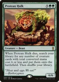 MTG English Protean Hulk NM Normal Ravnica Allegiance: Guild Kits - Image 1