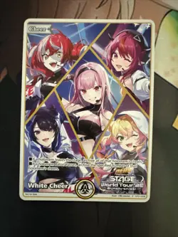 White Cheer Card Hololive STAGE World Tour '25 Synchronize! AnimeNYC Anime Expo - Image 1