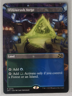 WILLOWRUSH VERGE - Borderless - Aetherdrift - MTG Rare #375 - Image 1