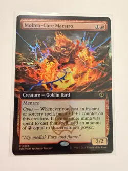 Molten-Core Maestro (Extended Art) (FOIL) ✅Secrets of Strixhaven ✅ Magic (mtg) - Image 1