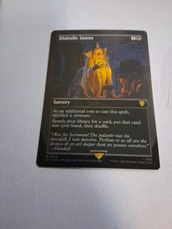 MTG Diabolic Intent (Borderless) Commander: the Lord of the Rings: Tales of... - Image 1