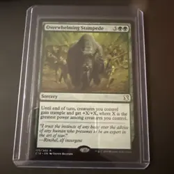 MTG Overwhelming Stampede Commander 2019 175/302 Regular Rare - Image 1
