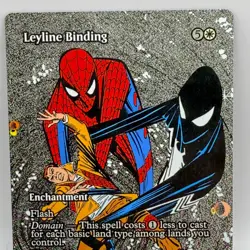 Magic The Gathering Leyline Binding Marvel Secret Lair Rainbow Foil M 0002 2025 - Image 1