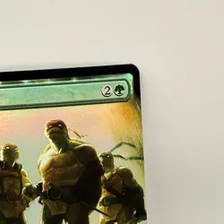Magic The Gathering Turtle Power! 0275 Foil Secret Lair x TMNT Green Enchantment - Image 3