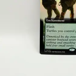 Magic The Gathering Turtle Power! 0275 Foil Secret Lair x TMNT Green Enchantment - Image 5