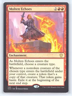 MOLTEN ECHOES 148 RARE COMMANDER: INNISTRAD: CRIMSON VOW MAGIC: THE GATHERING NM - Image 1
