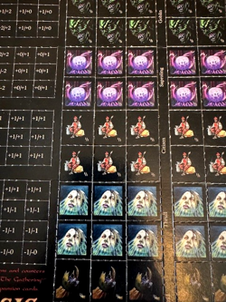 Vintage Magic The Gathering Fallen Empires Unpunched Token Counter Sheet WOTC - Image 3