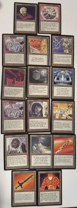 MTG The Dark Set (16)- Skull of Orm, Fellwar Stone, Scarecrow, Tower of Coireall - Image 1
