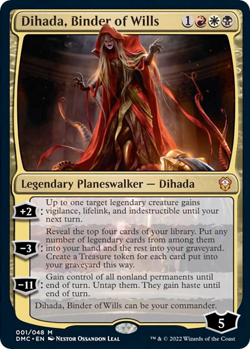 Dihada, Binder of Wills (Foil) - Commander: Dominaria United (DMC) - Image 1