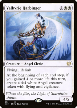 mtg magic Annonciatrice valkyrie Harbinger FRENCH vf fr kaldheim - Image 1