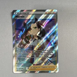 Pokemon TCG Marnie Trainer Supporter Full Art Promo Holo SWSH121 Sword & Shield - Image 1