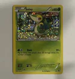 Snivy 1/12 McDonald's PROMO 2011 HOLO RARE Pokemon TCG🔥 - Image 1