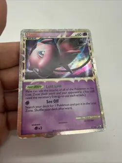 Pokemon Mew Prime Ultra Rare Holo 60HP Triumphant 97/102 Card English - Image 3