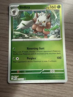 Pokemon TCG Shiftry 15/132 Reverse Holo Mega Evolutions NM - Image 1