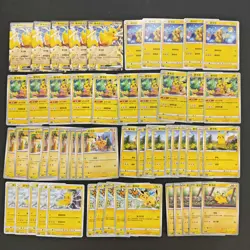 55*Lot Pokemon TCG S-Chinese with 8 different Pikachu #34 KB72 - Image 1