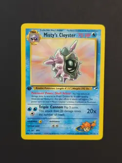 Pokemon TCG Misty's Cloyster Gym Heroes 29/132 Non-holo Regular 1st Edition - Image 1