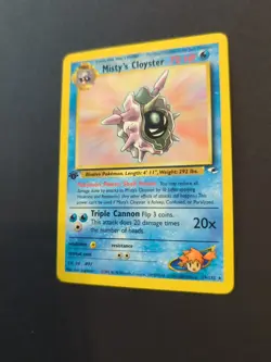 Pokemon TCG Misty's Cloyster Gym Heroes 29/132 Non-holo Regular 1st Edition - Image 2