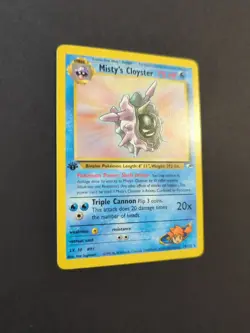 Pokemon TCG Misty's Cloyster Gym Heroes 29/132 Non-holo Regular 1st Edition - Image 3