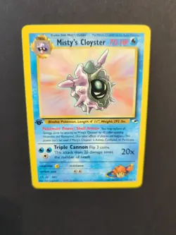 Pokemon TCG Misty's Cloyster Gym Heroes 29/132 Non-holo Regular 1st Edition - Image 4