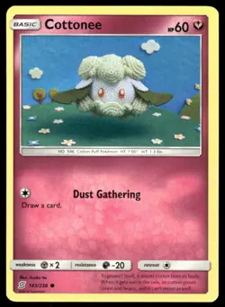 Cottonee 143/236 Common Unified Minds Pokemon Near Mint - Image 1