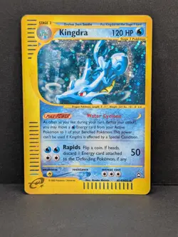 Kingdra H14/H32 Aquapolis Holo Rare Pokemon TCG Nintendo r-reader vintage MP+ - Image 1